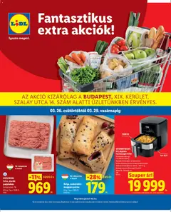 Lidl Budapest - amely érvényes a következő dátumtól: 26.03.2026