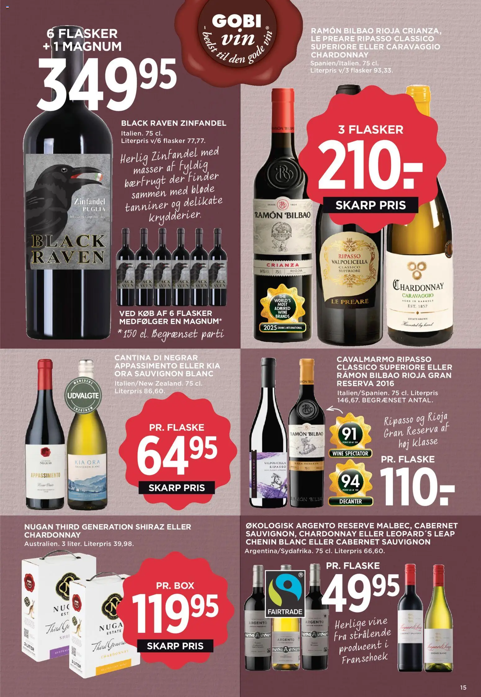 Meny tilbudsavis – gyldig fra 16.01.2026 | Side: 25 | Produkter: Vin