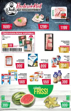COOP akciós ujság - amely érvényes a következő dátumtól: 03.07.2025 | Oldal: 4 | Termékek: Kolbász, Sonka, Kávé, Csokoládé