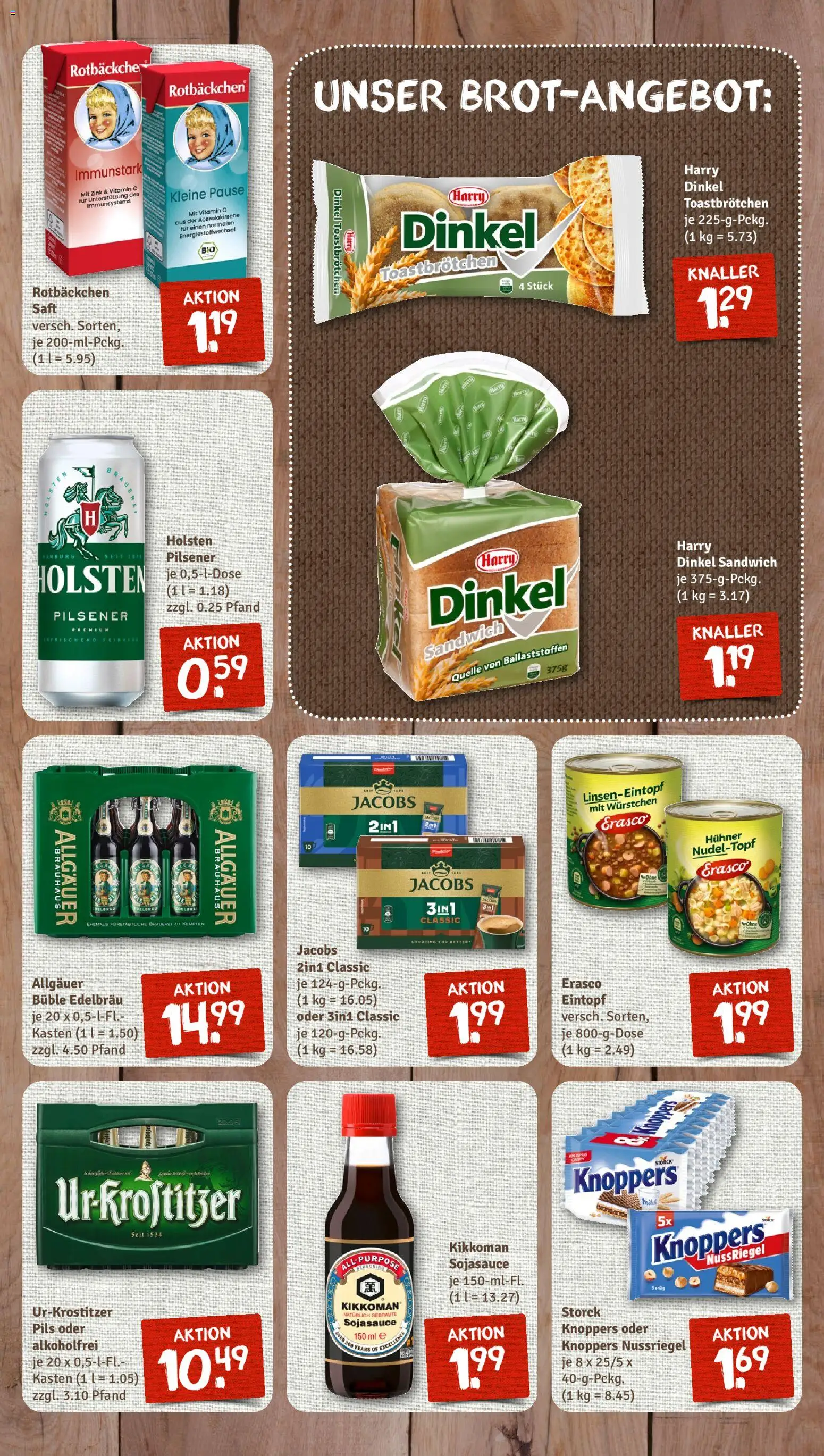 Nahkauf Prospekt – gültig ab 16.02.2026 | Seite: 7 | Produkte: Milch, Pils, Holsten, Knoppers