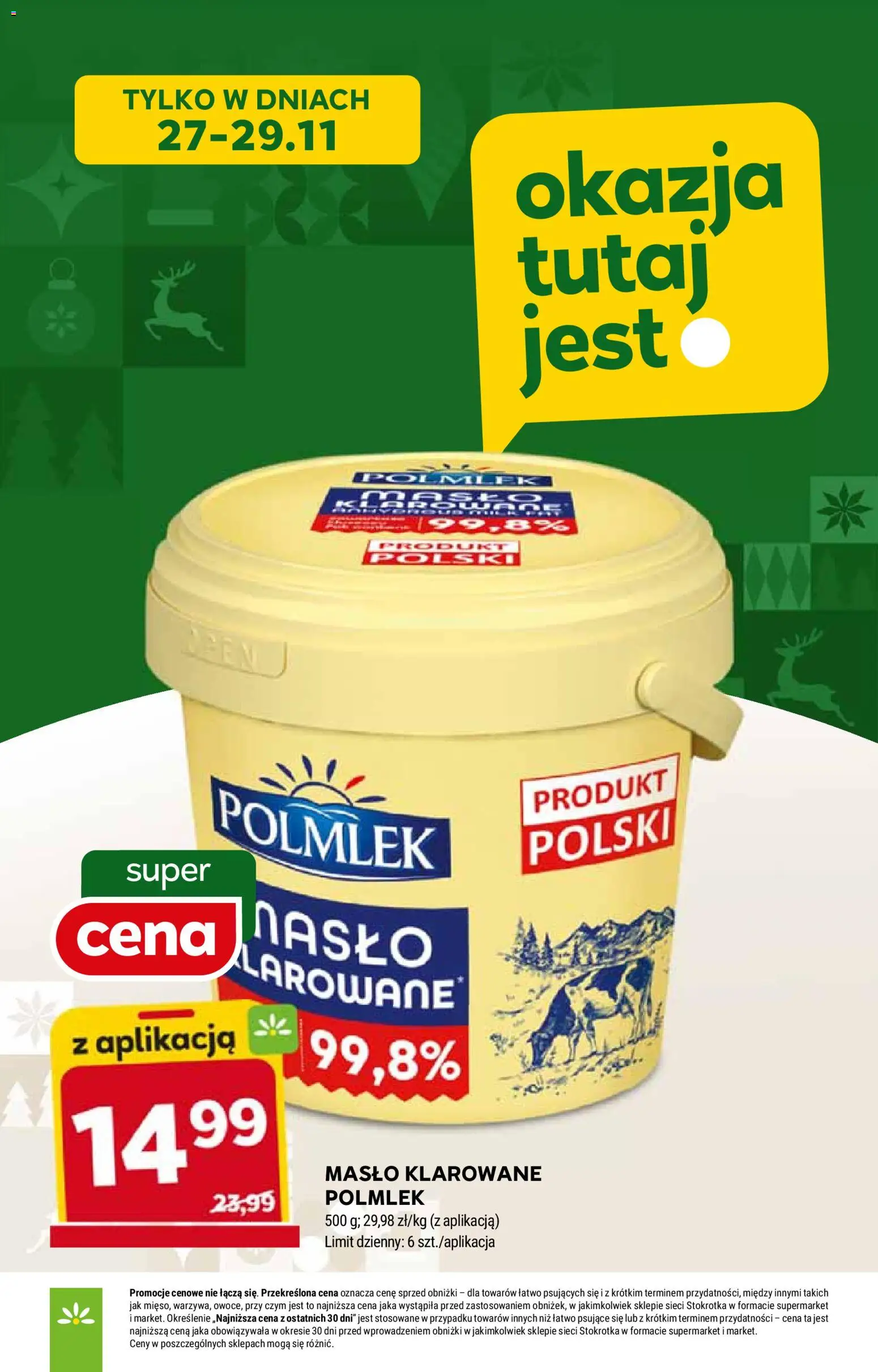 Stokrotka Black Friday od 27.11.2025 | Strona: 8 | Produkty: Masło klarowane, Stokrotka, Masło