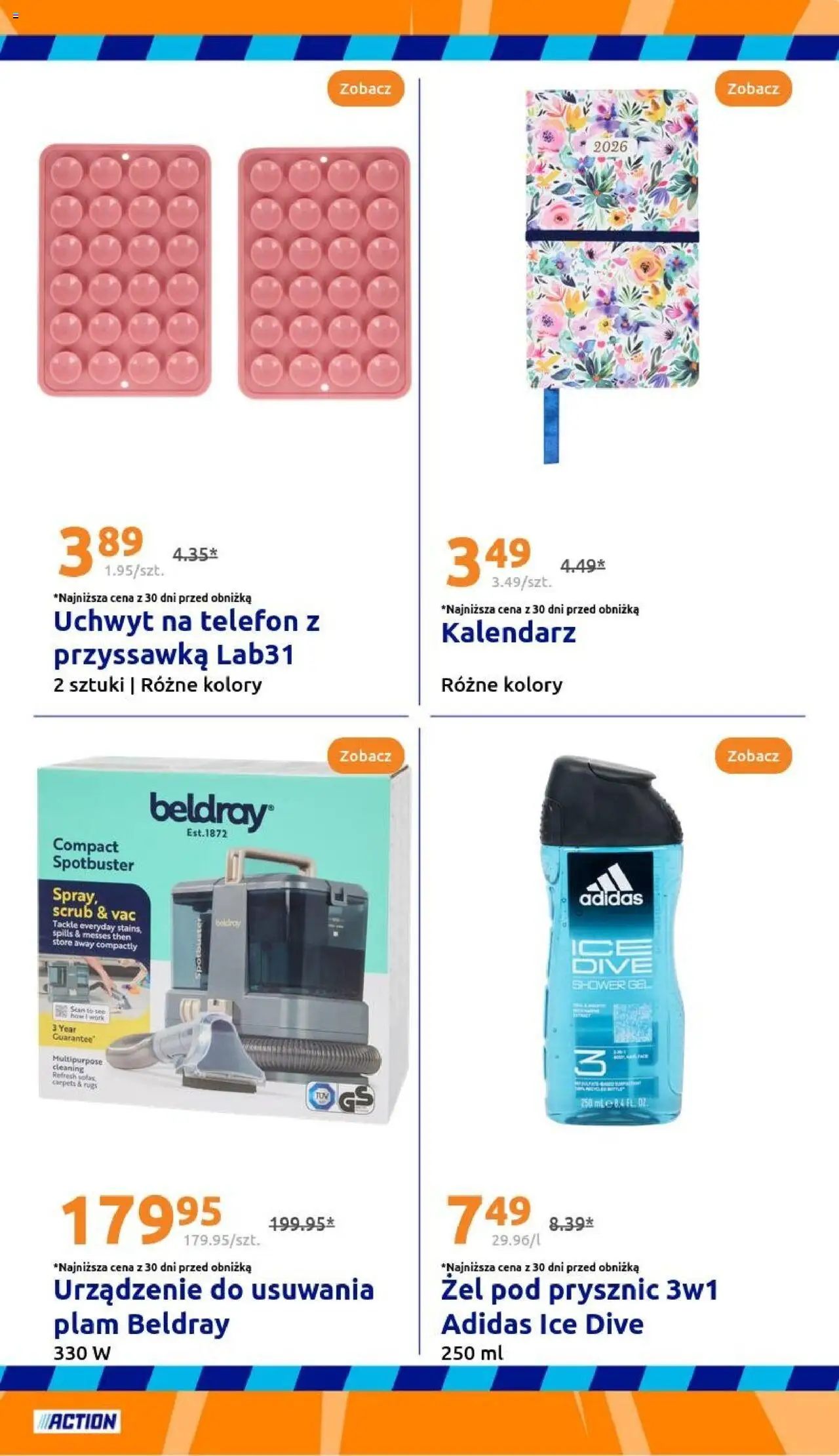 Action Gazetka od 10.09.2025 | Strona: 21 | Produkty: Telefon, Kalendarz, Prysznic, Żel pod prysznic