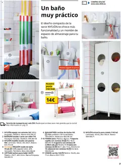 Vista previa Catálogo IKEA Baños válido desde el 01.09.2025 | Página: 7 | Productos: Cepillo, Cortina, Toalla de baño, Baño