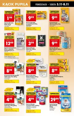 Pogląd oferty "Karma dla psa Activ Pet, 400 g, różne rodzaje" - ważna od 03.11.2025 | Strona: 85