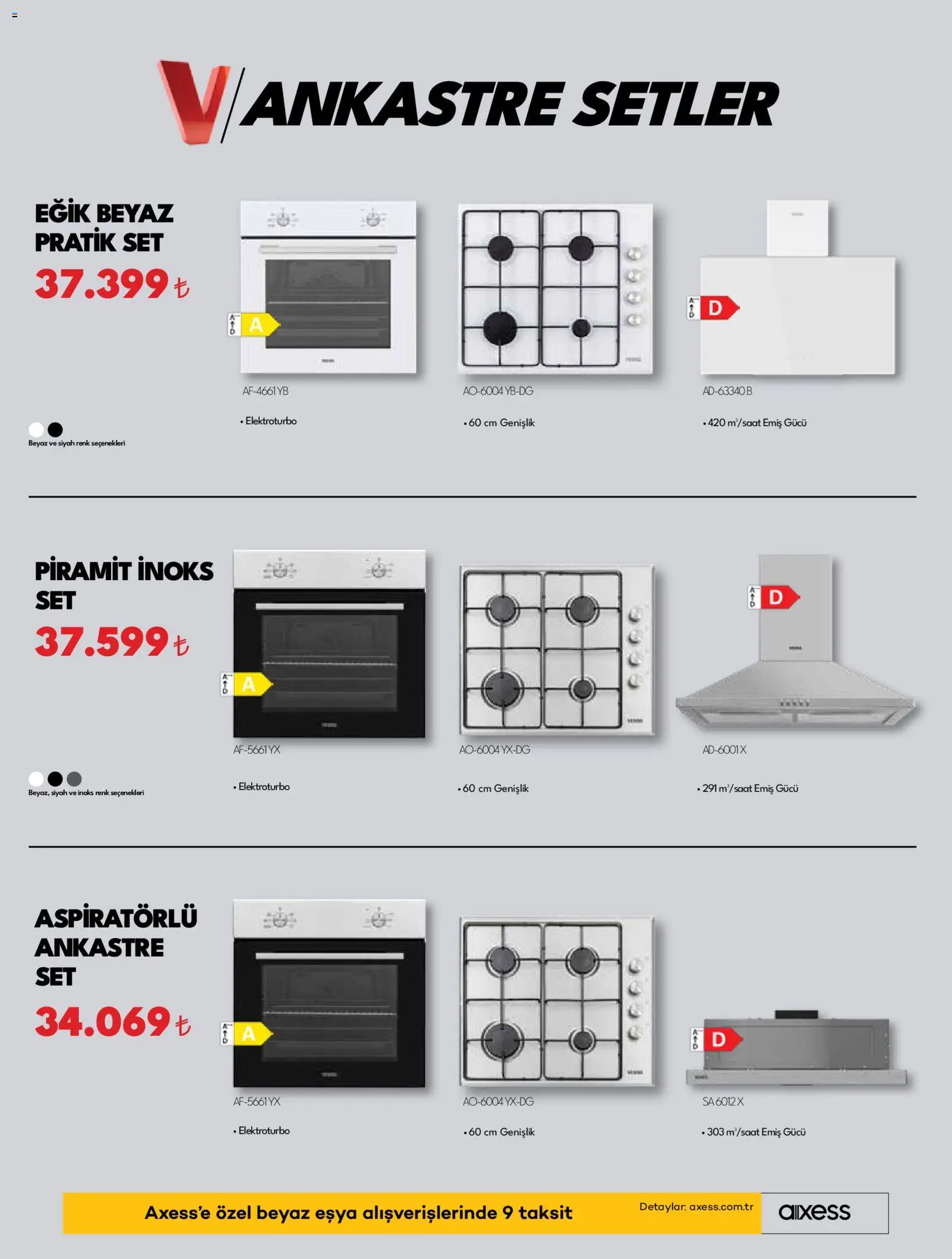 Vestel - Ankastre Ürünler - 03.04.2026 tarihinden itibaren geçerlidir | Sayfa: 17