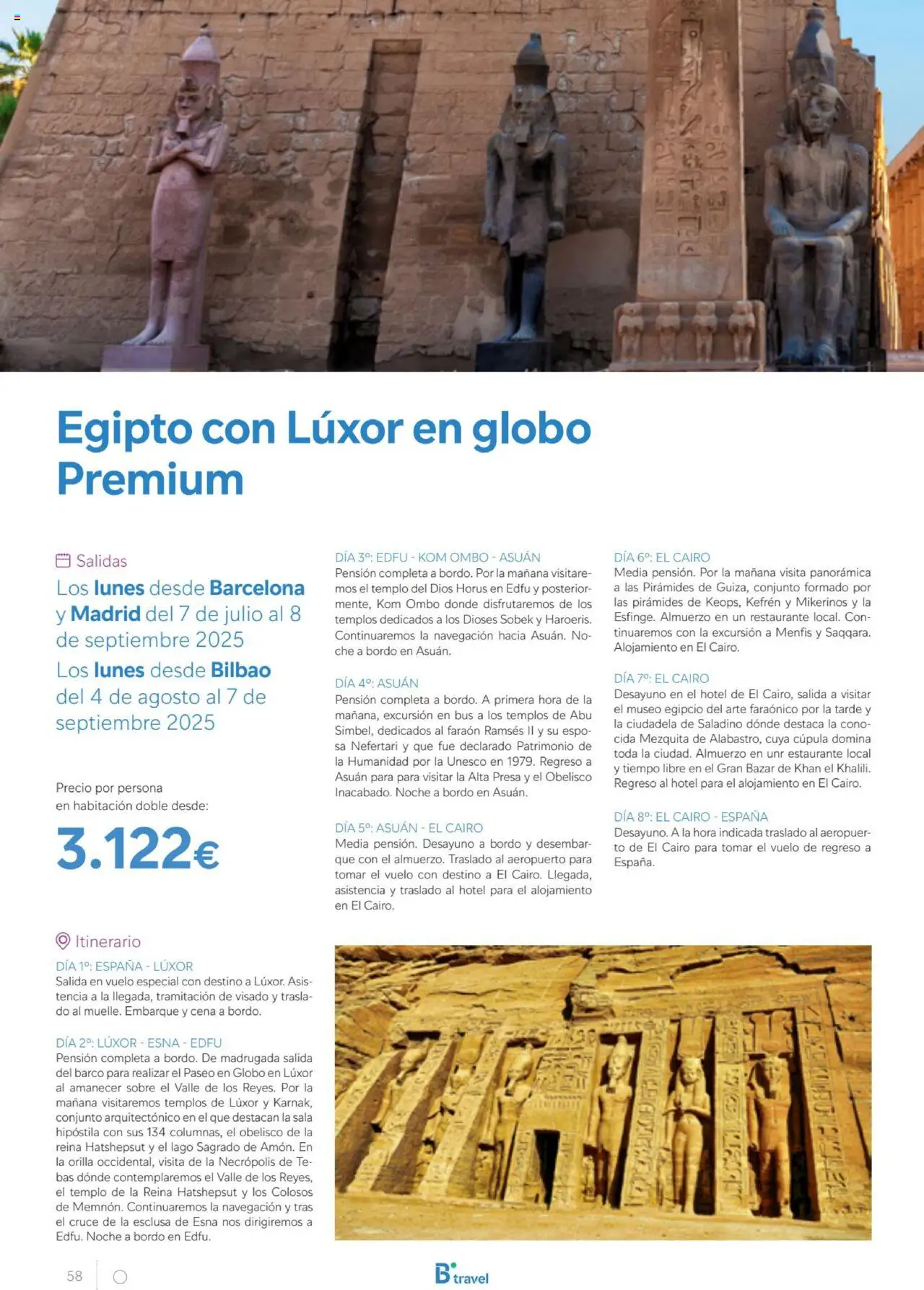 B the travel brand Egipto │ válido desde el 01.07.2025 | Página: 58