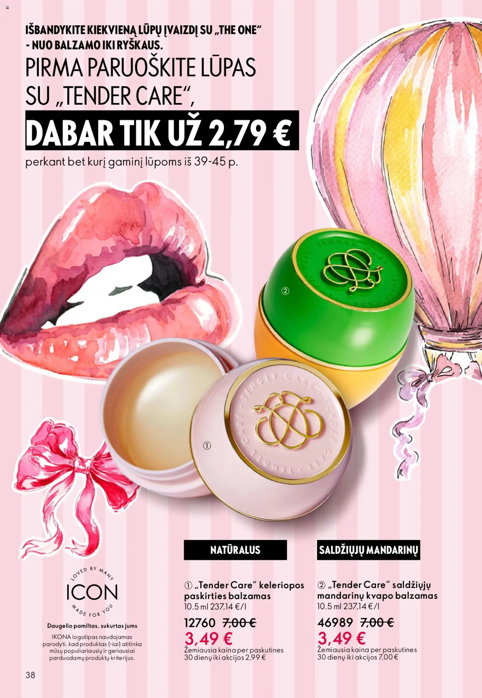 Oriflame akcijos nuo 18.02.2026 | Puslapis: 38 | Prekių: Balzamas