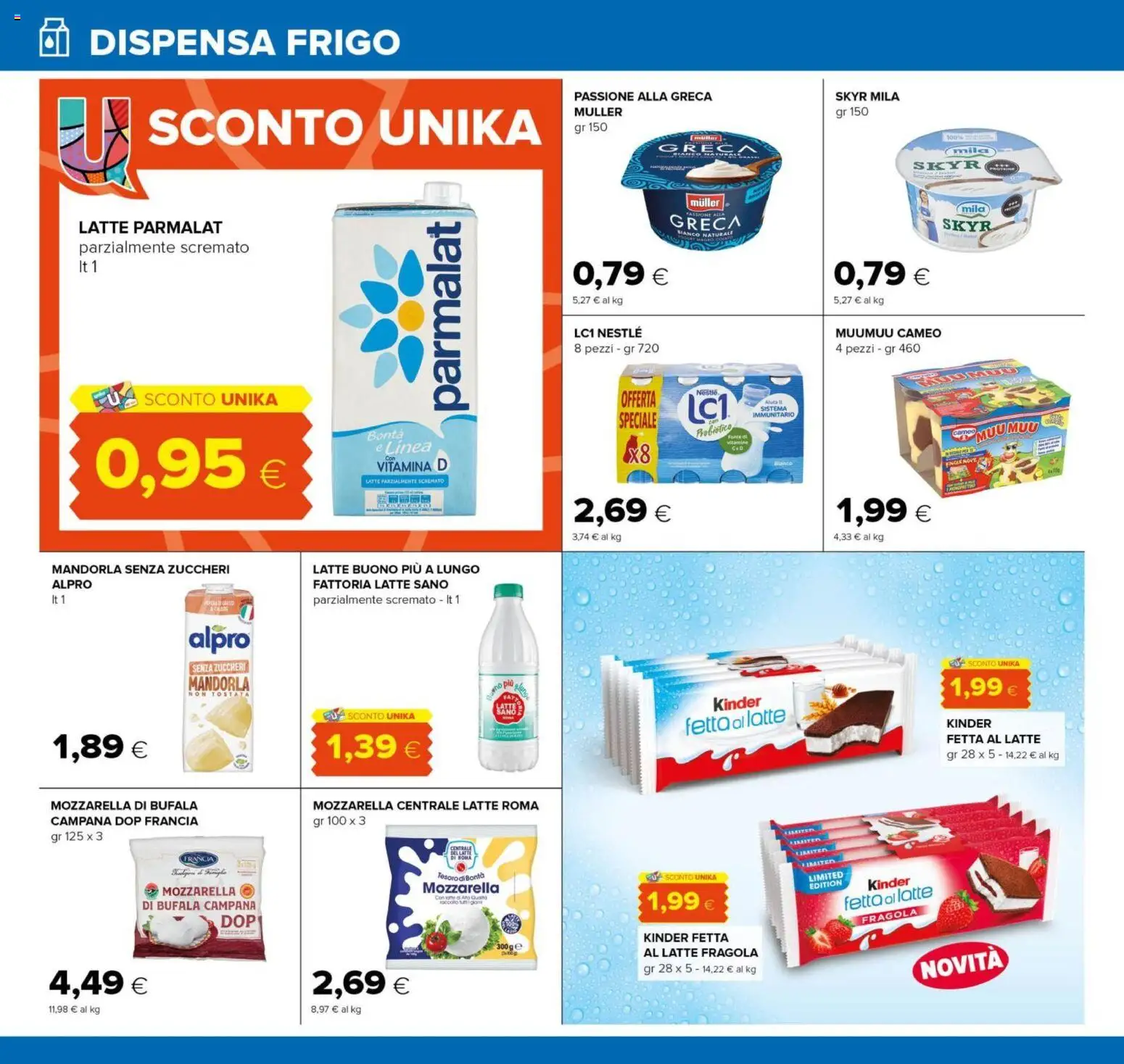 Volantino Oasi del 23.10.2025 | Pagina: 12 | Prodotti: Mozzarella, Latte