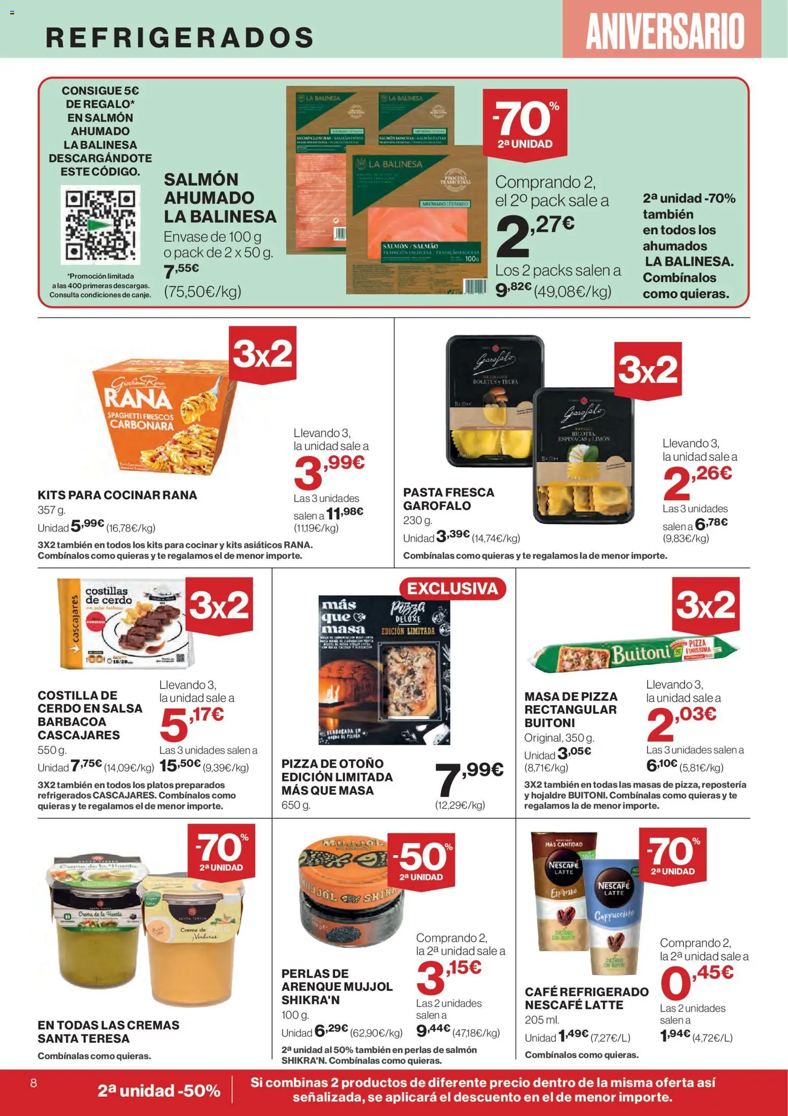 El Corte Inglés ofertas │ válido desde el 06.11.2025 | Página: 12 | Productos: Pizza, Crema, Barbacoa, Salmón ahumado