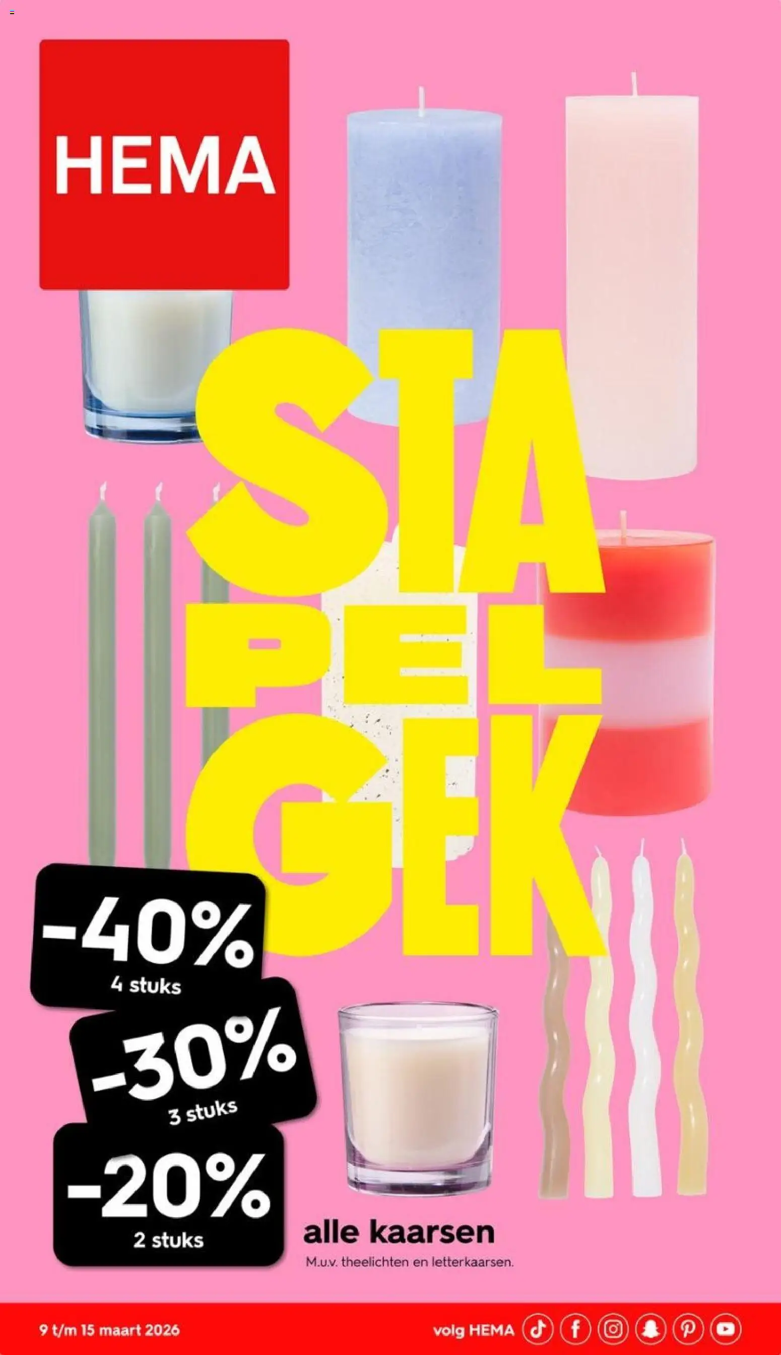 {H1} | Pagina: 1 | Producten: Kaarsen