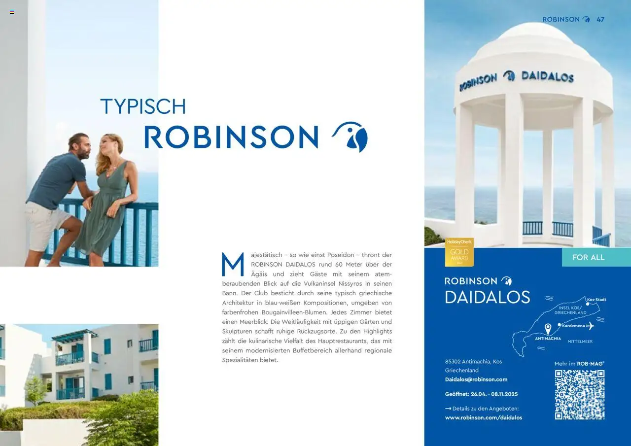 TUI Robinson 2024/25 - Unsere Clubs & Storys - gültig ab dem 04.11.2024 | Seite: 47