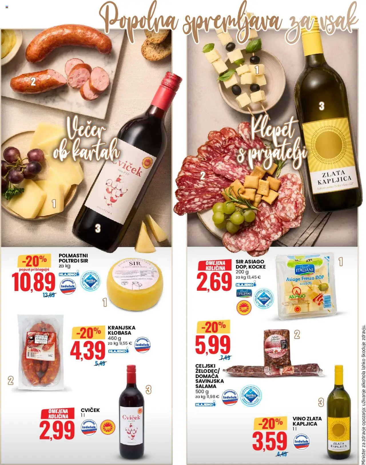 Novi Eurospin katalog ponudbe – veljaven od 09.10.2025 | Stran: 2 | Izdelki: Zar, Salama, Vino, Sal