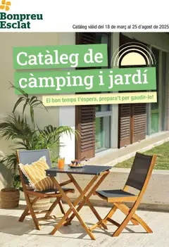 Vista previa Bonpreu - Catálogo de camping y jardín válido desde el 18.03.2025