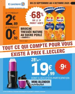 E.Leclerc - Prévisualisation de E.Leclerc catalogue semaine 39 valide à partir de 23.09.2025