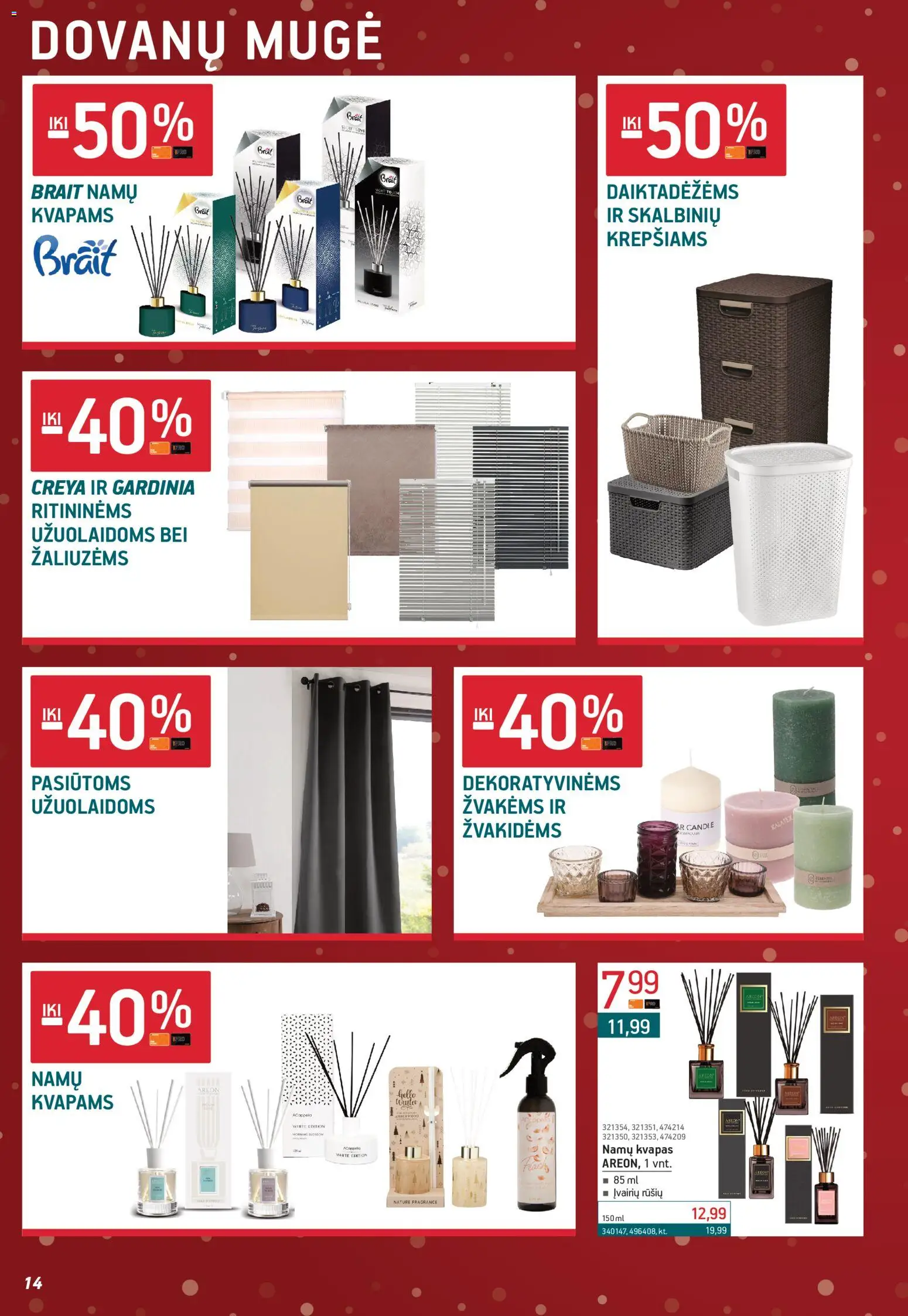ERMITAŽAS akcijos nuo 01.12.2025 | Puslapis: 14 | Prekių: Kvapas