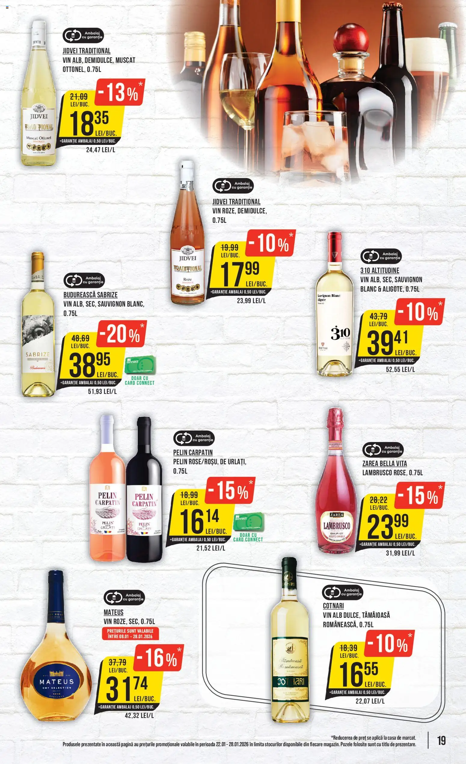 Noul catalog Mega Image – valabil de la 22.01.2026 | Pagină: 19 | Produse: Vin