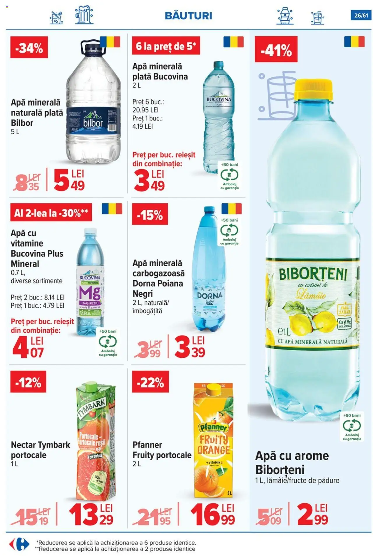 Catalog Carrefour – valabil de la 13.08.2025 | Pagină: 27 | Produse: Yazı tahtası kalemi, Portocale, Roșii, Apă cu vitamine