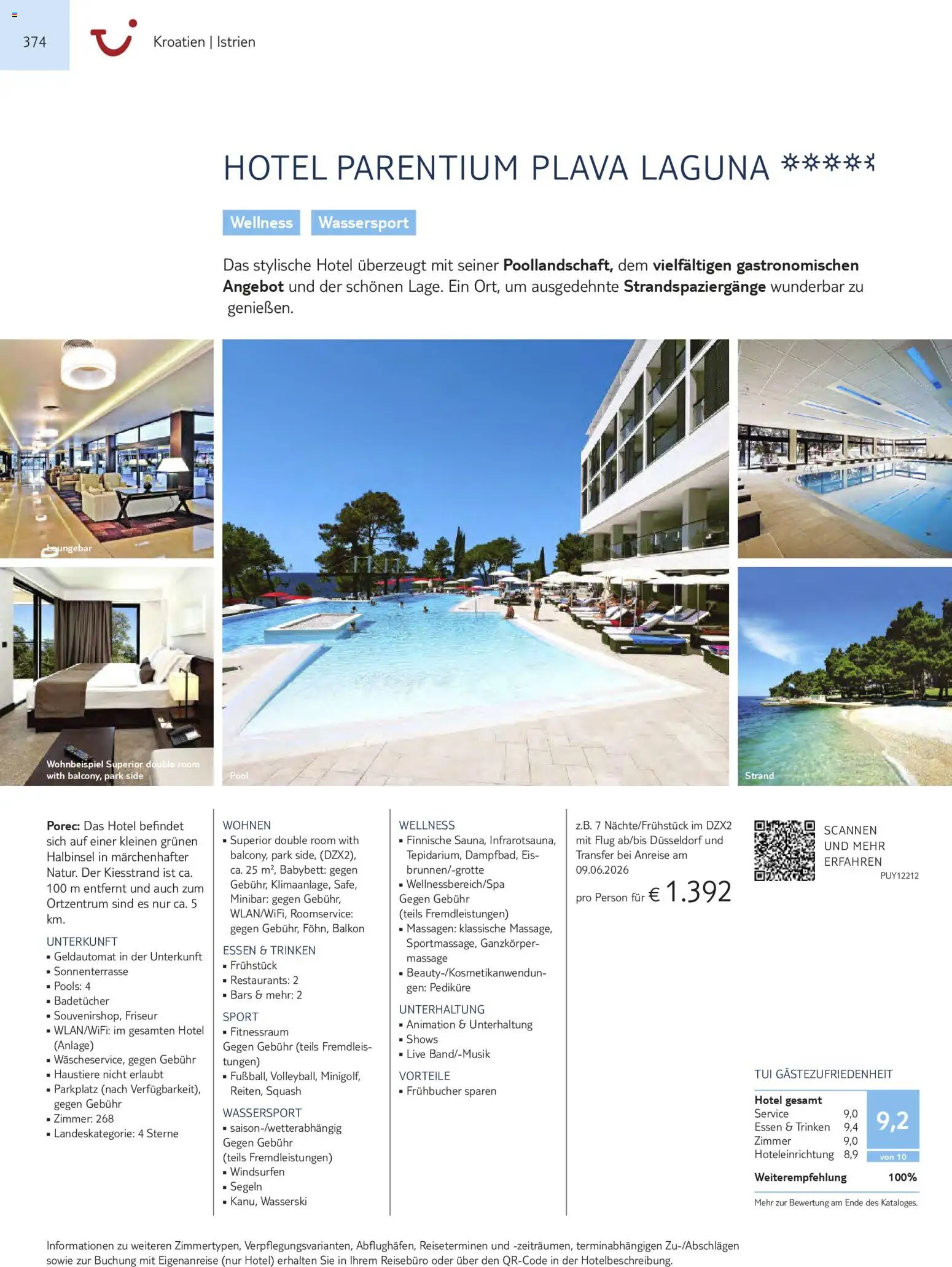 Aida  Südeuropa & Nordafrika 2026/27 – gültig ab 01.01.2026 | Seite: 374 | Produkte: Babybett, Eis