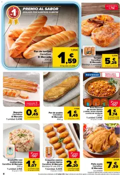 Vista previa Carrefour folleto válido desde el 24.03.2026 | Página: 8 | Productos: Ensaladilla, Jamón ibérico, Pan, Croquetas
