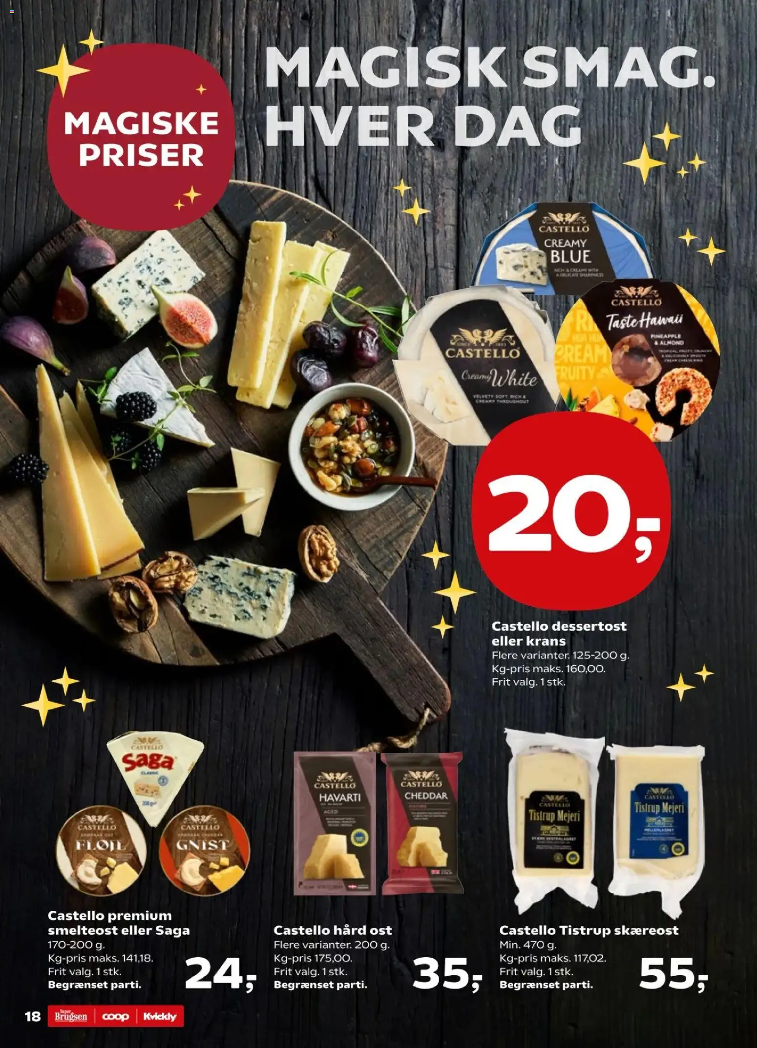 Kvickly tilbudsavis – gyldig fra 31.10.2025 | Side: 18 | Produkter: Ost, Cheddar