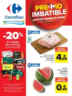 Vista previa Carrefour folleto válido desde el 01.08.2025