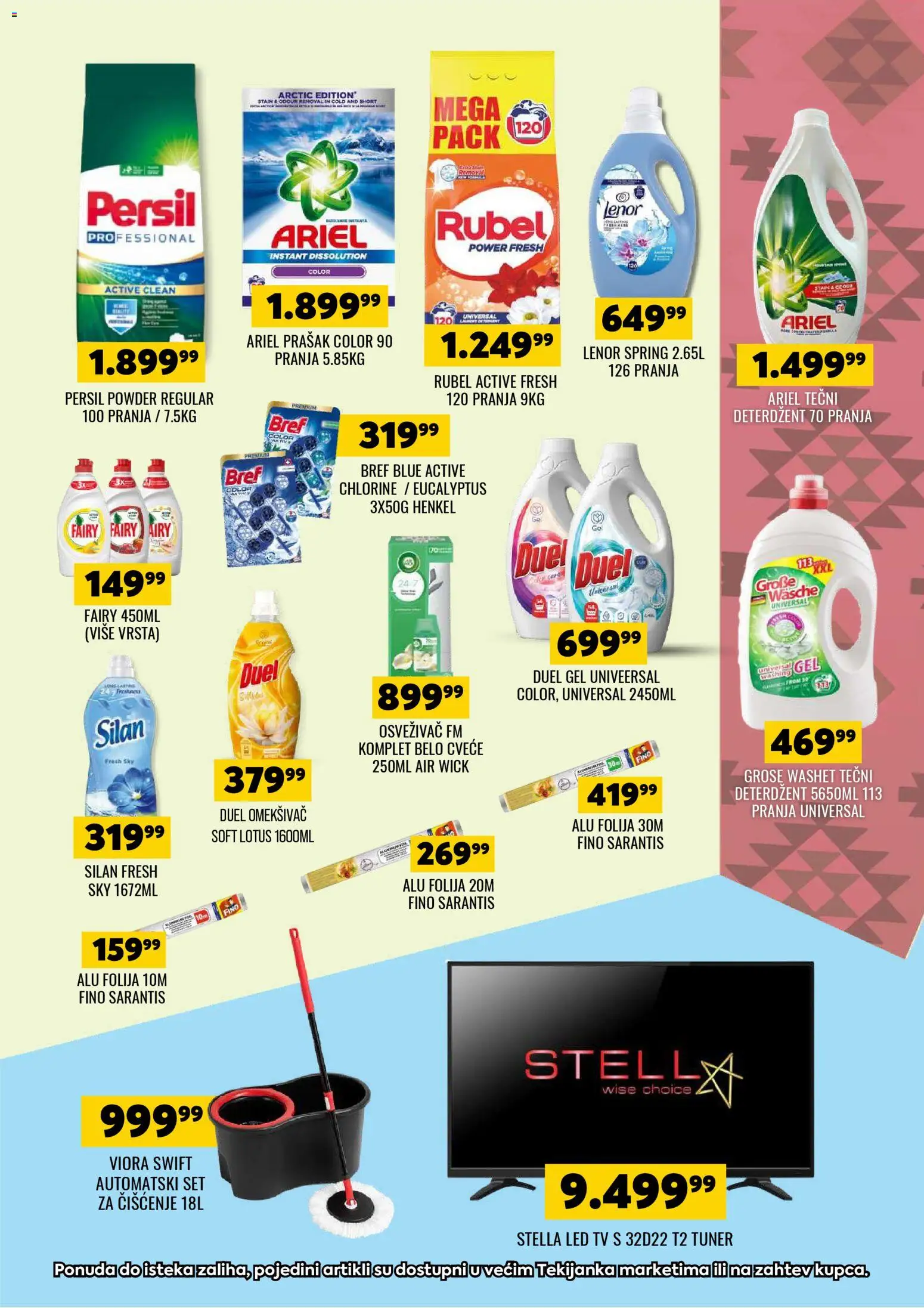 Tekijanka katalog - važi od 22.10.2025 | Strana: 15 | Proizvode: Bref, Tečni deterdžent, Lenor, Air wick
