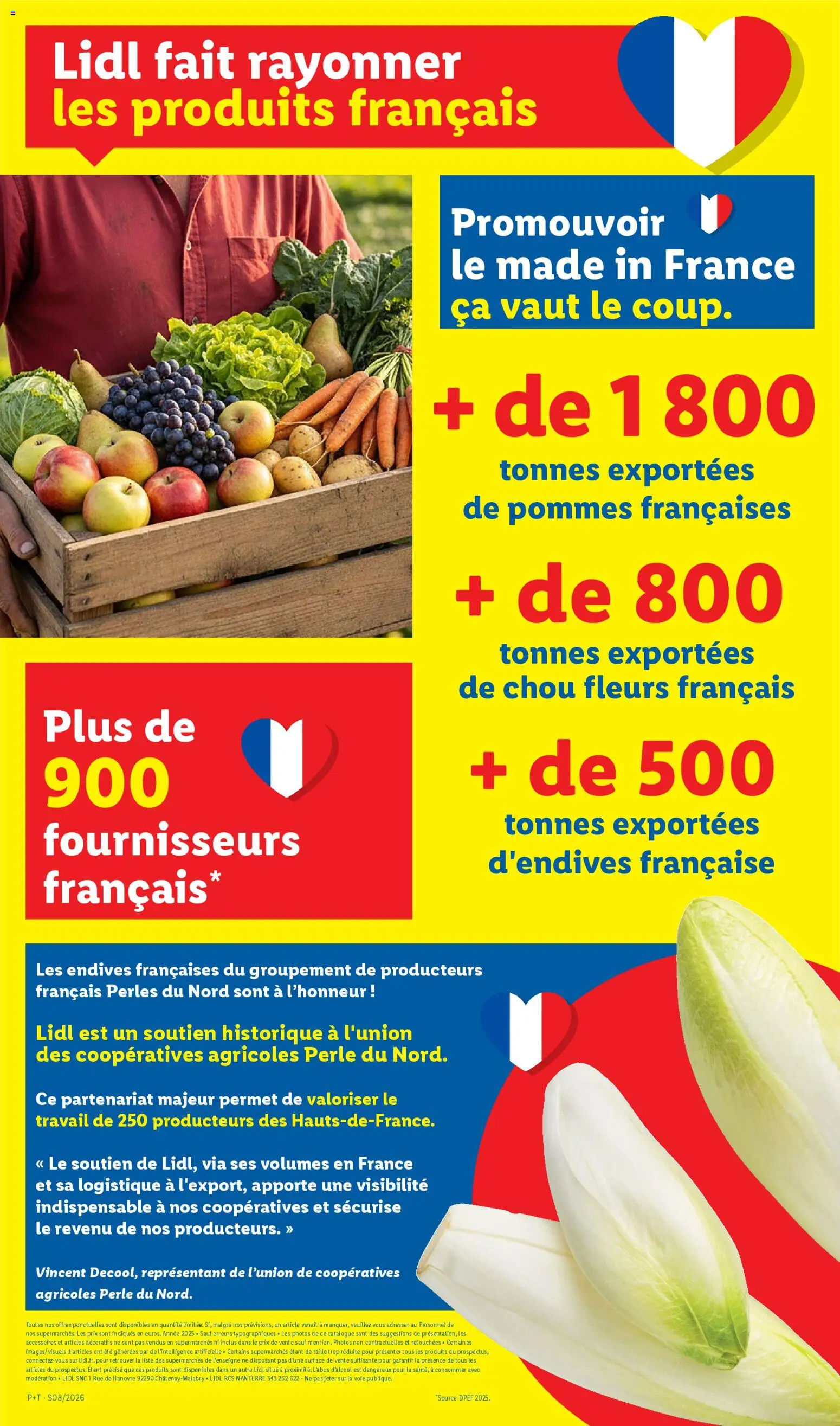 {H1} | Page: 4 | Produits: Endives, Pommes
