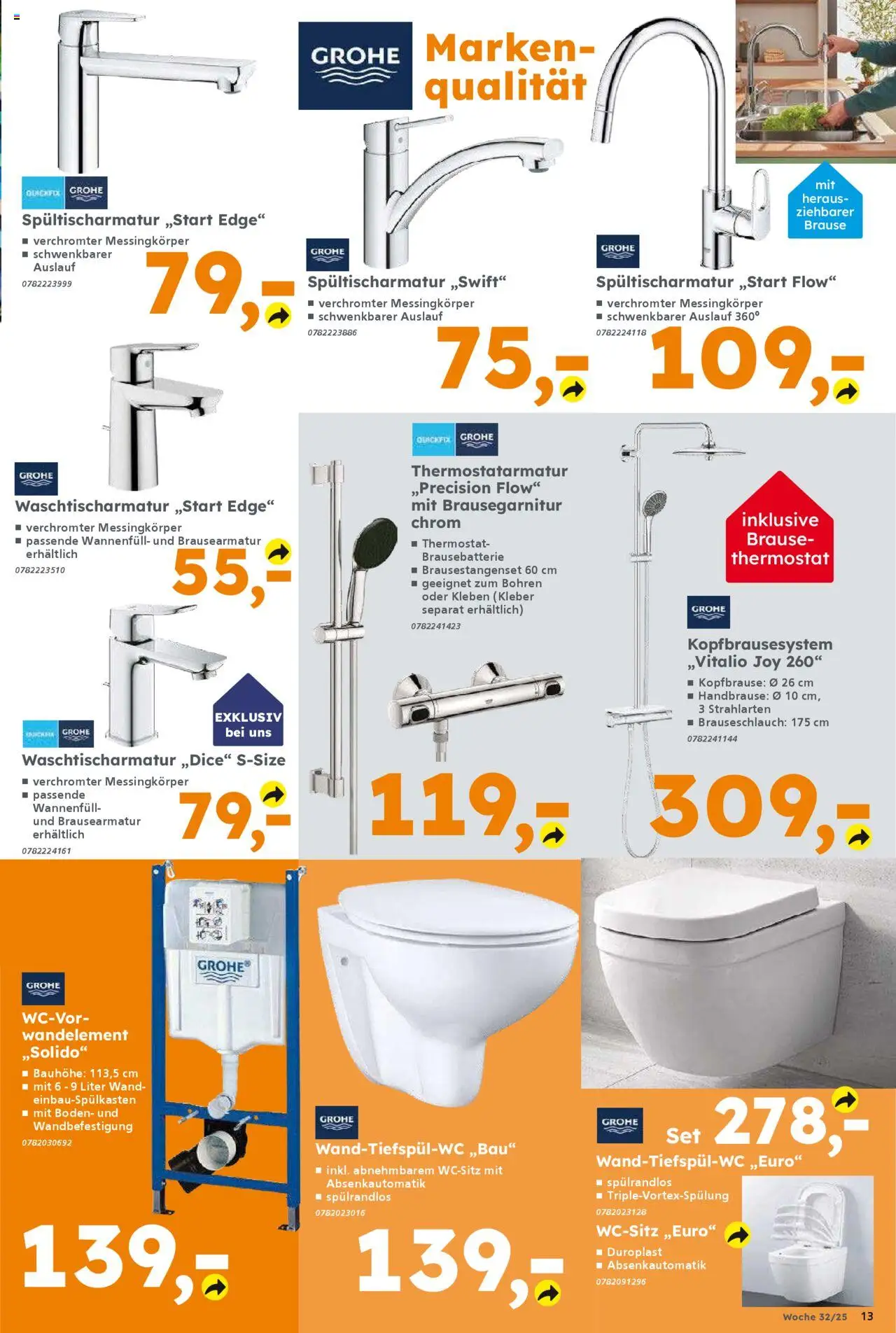 Globus Baumarkt Prospekt 	 - gültig ab dem 03.08.2025 | Seite: 13