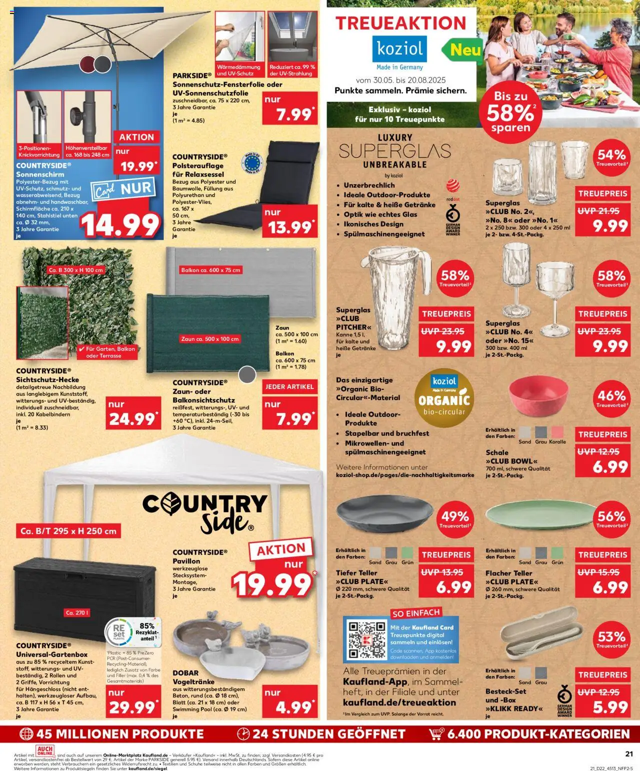 Kaufland Prospekt 	 - gültig ab dem 30.05.2025 | Seite: 21 | Produkte: Relaxsessel, Box, Sonnenschirm