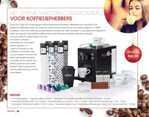  | Pagina: 36 | Producten: Koffie, Chocolade, Koffiecapsules, Koffiemachine