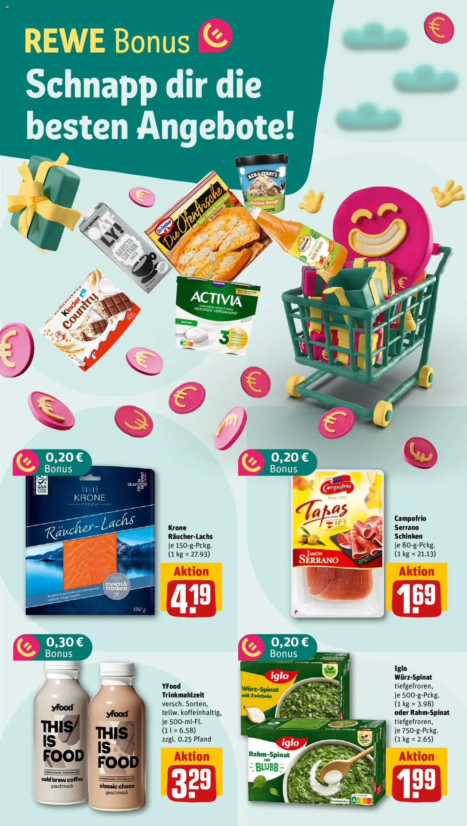 Rewe ihr Kaufpark Prospekt 	 – gültig ab 05.01.2026 | Seite: 6 | Produkte: Activia, Valensina, YFood, Zwiebeln