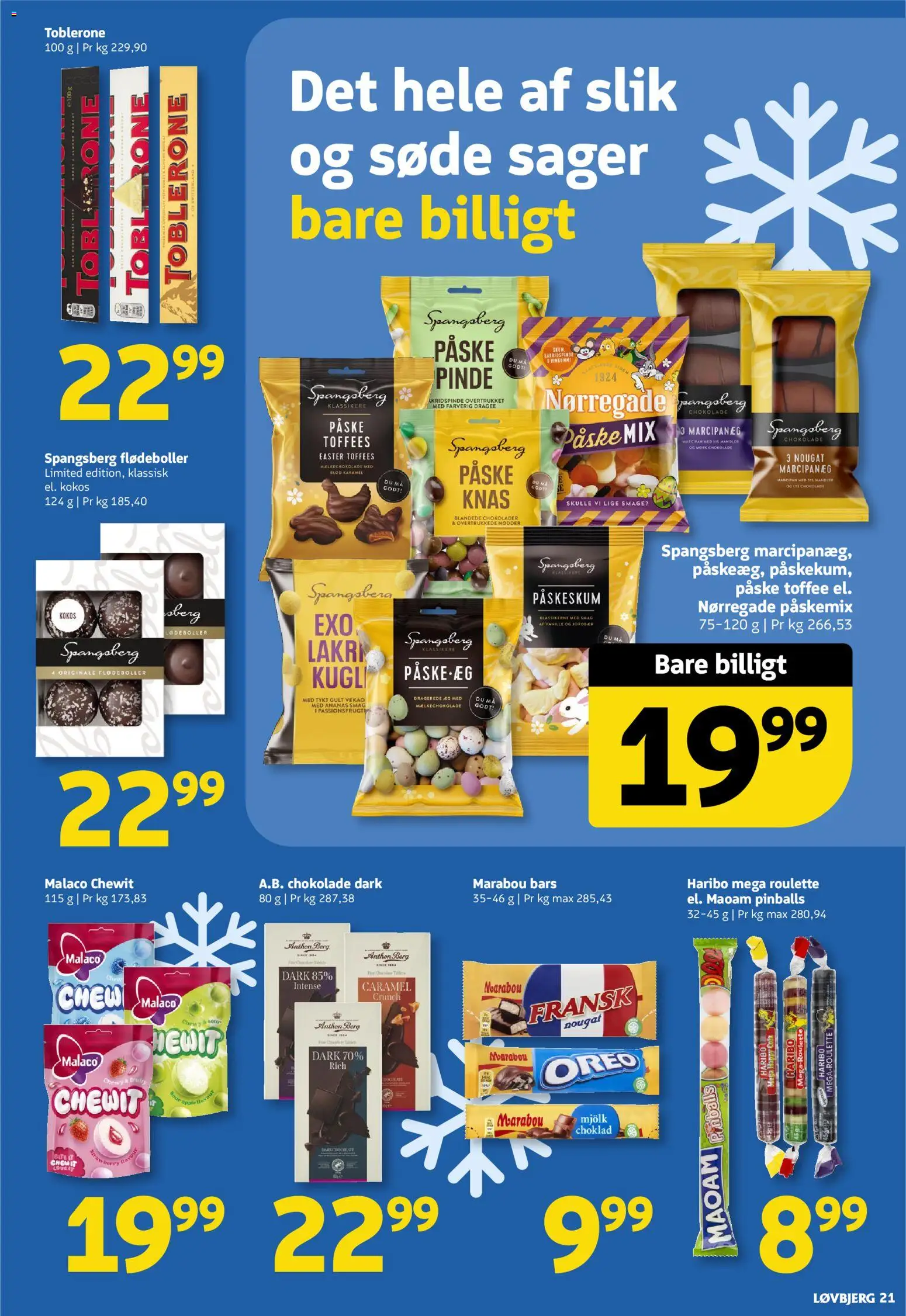Løvbjerg tilbudsavis – gyldig fra 23.01.2026 | Side: 21 | Produkter: Chokolade, Ananas, Slik, Tablets