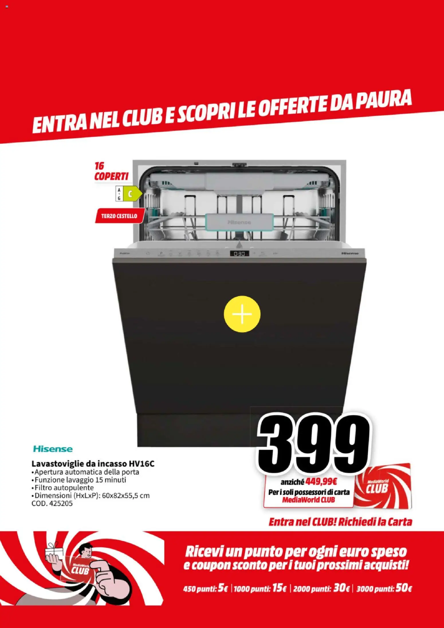 Volantino Media World del 27.10.2025 | Pagina: 53 | Prodotti: Lavastoviglie da incasso, Lavastoviglie