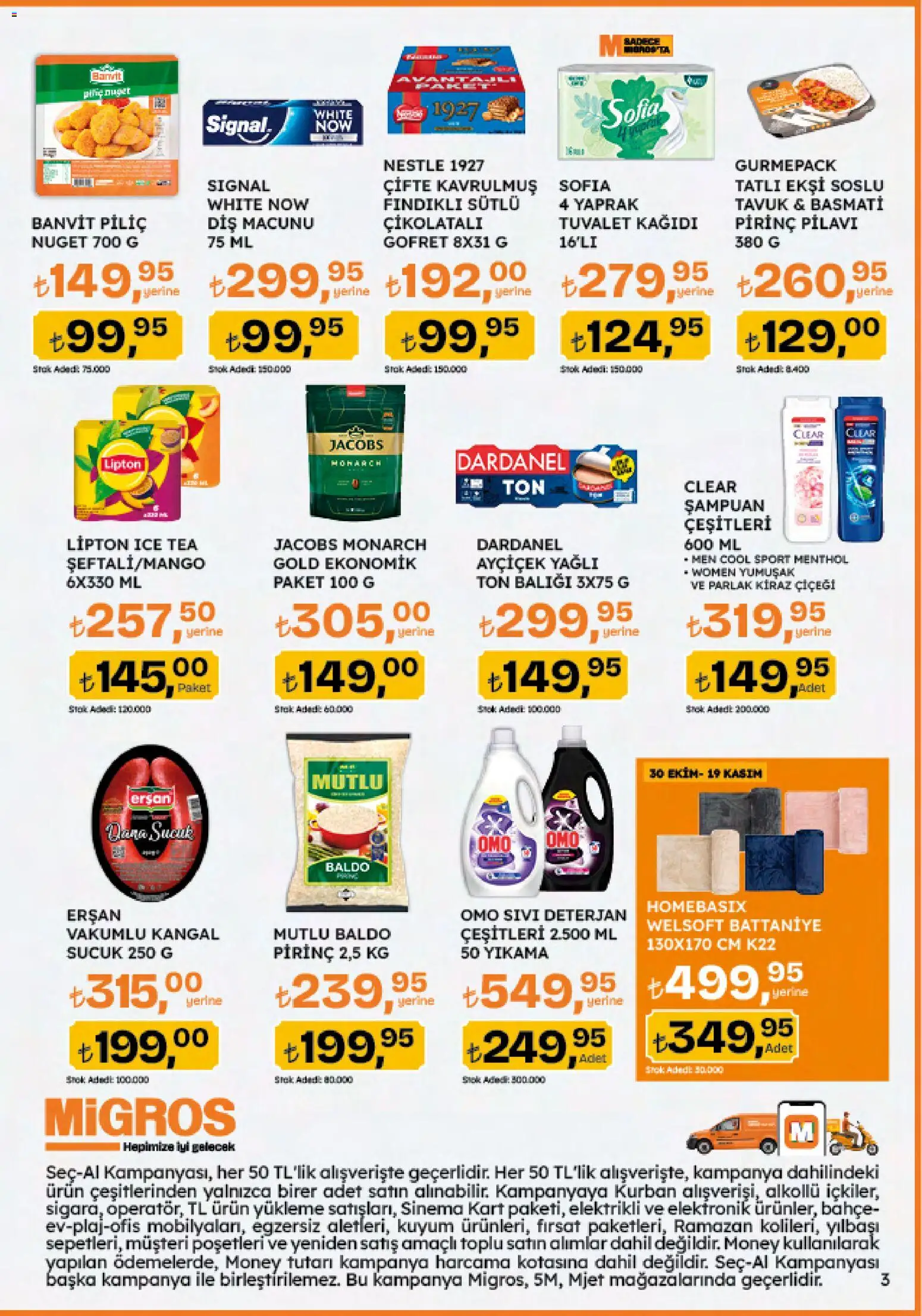 Migros Katalog - 5M Migroskop Dijital - 06.11.2025 tarihinden itibaren geçerlidir | Sayfa: 89 | Ürünler: Tuvalet, Gofret, Deterjan, Piliç