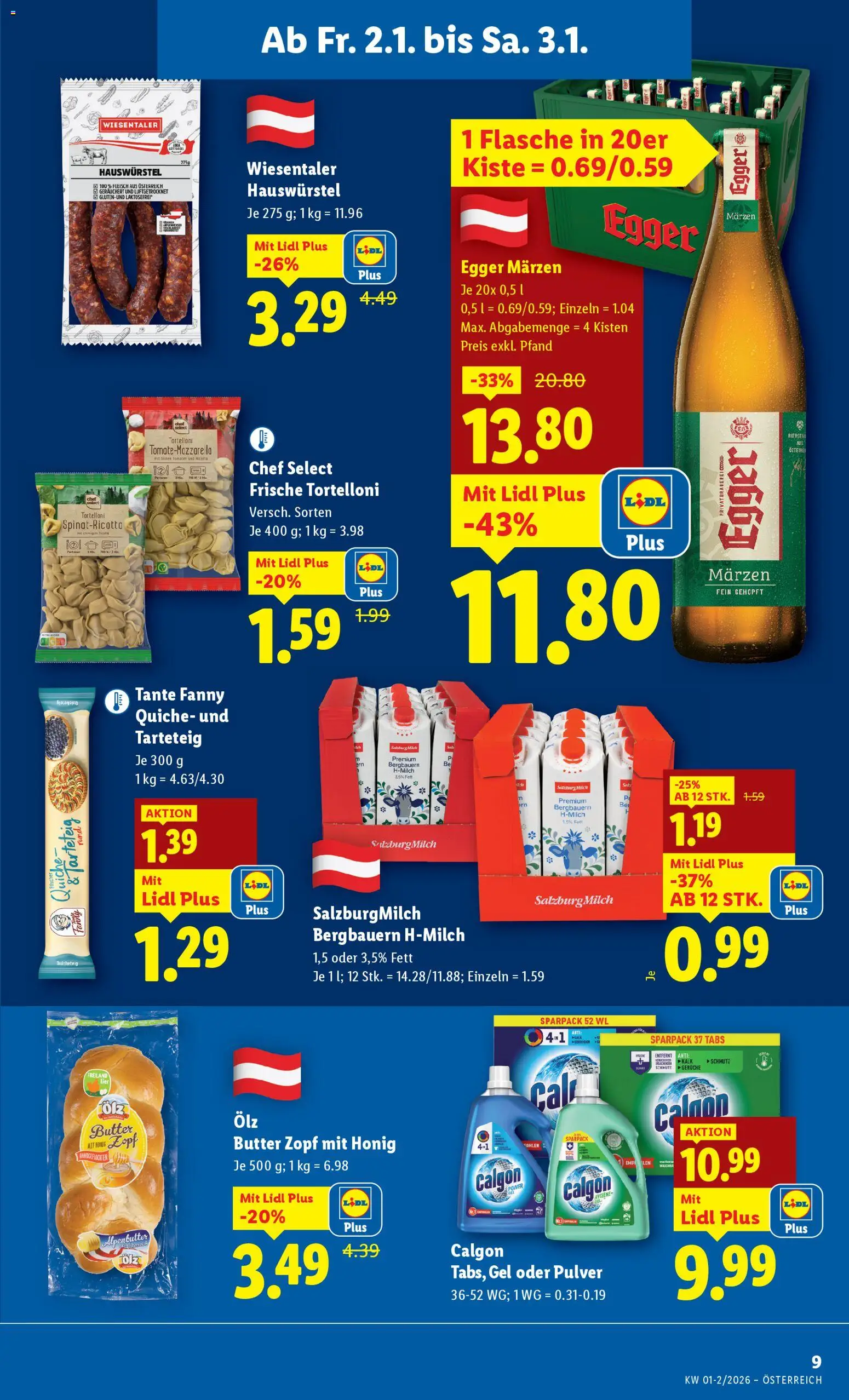 Lidl Altenmarkt im Pongau, St. Johann im Pongau, Zell am See gültig ab 02.01.2026 | Seite: 11 | Produkte: Butter