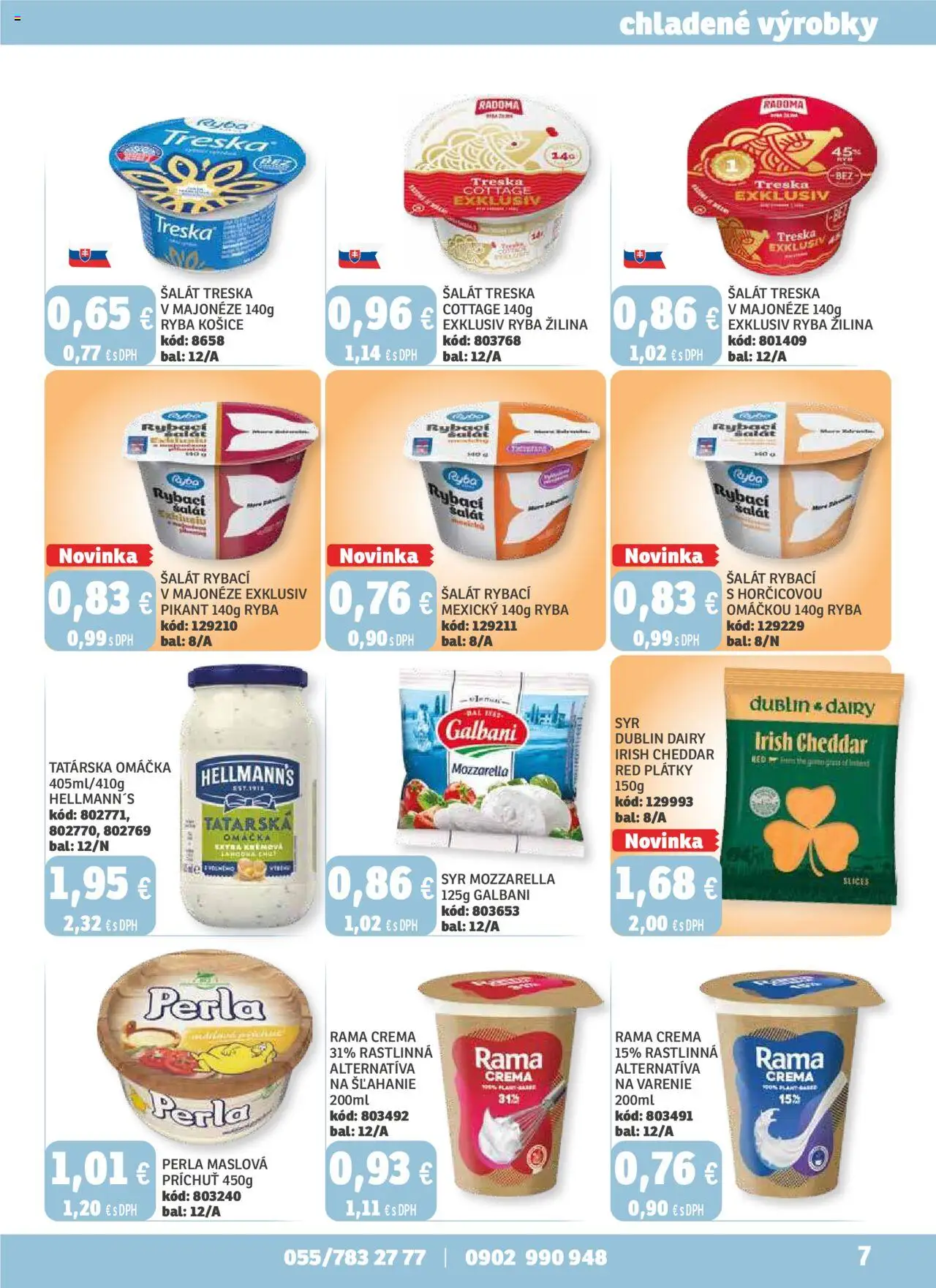 Labaš magazín │ platný od 22.08.2025 | Strana: 7 | Produkty: Mozzarella, Ryba, Šalát, Rama