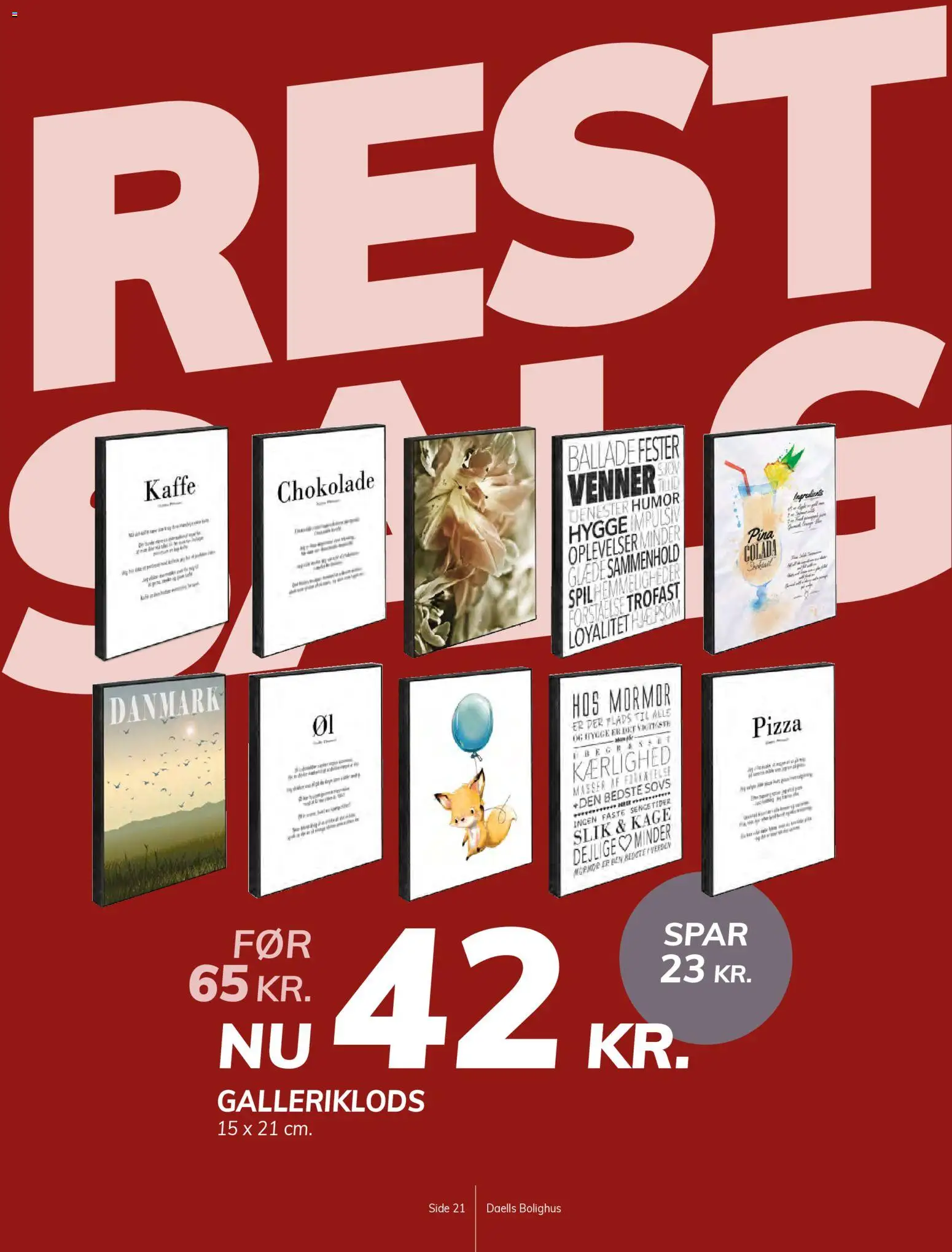 Daells Bolighus tilbudsavis – gyldig fra 14.01.2026 | Side: 21 | Produkter: Kaffe, Chokolade, Pizza, Slik