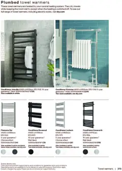 Preview of B&Q - Bathrooms valid from 16.12.2025 | Page: 273 | Products: Towels, Towel