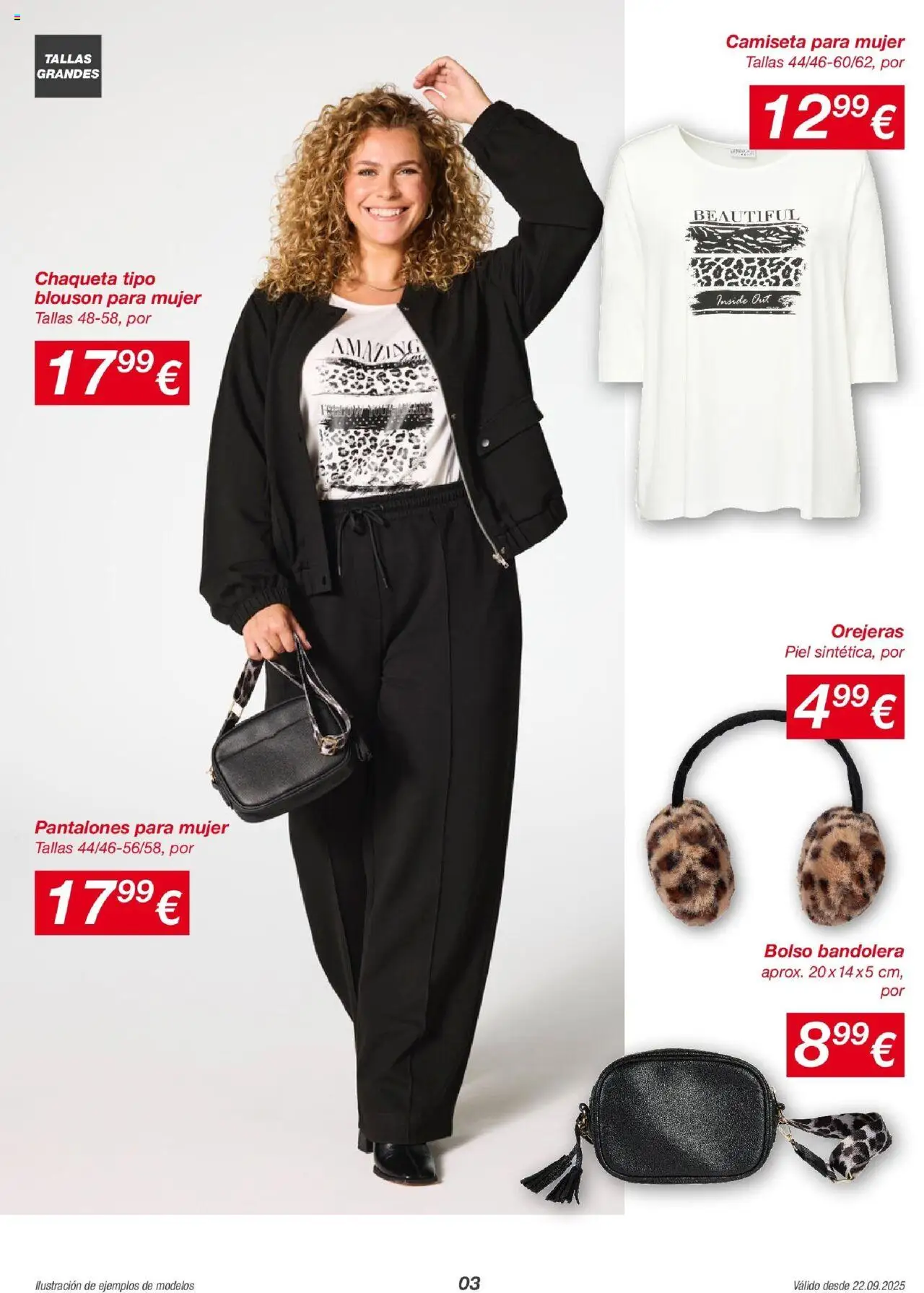 KIK - folleto │ válido desde el 21.09.2025 | Página: 3 | Productos: Bolso bandolera, Chaqueta, Pantalones, Bolso