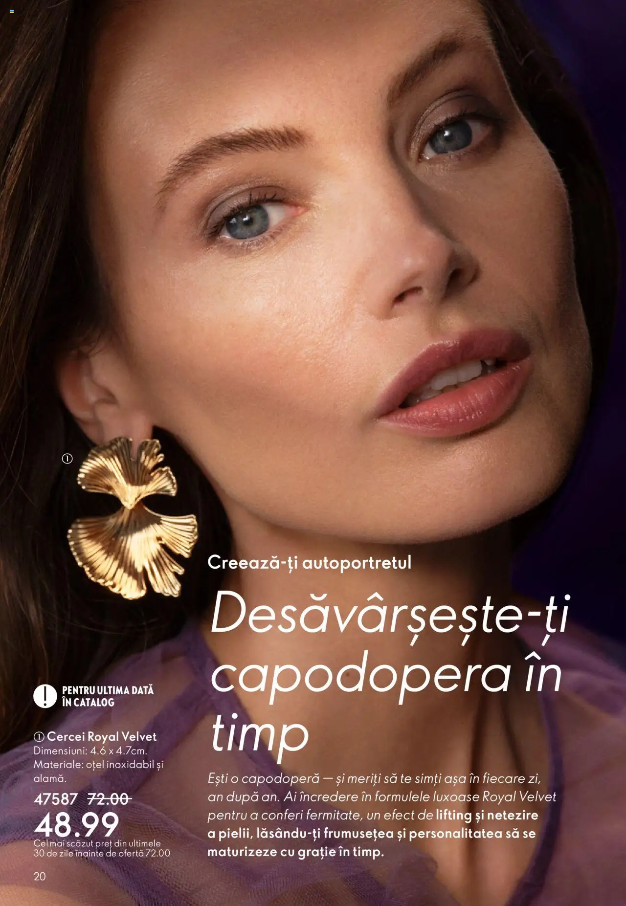Noul catalog Oriflame – valabil de la 22.10.2025 | Pagină: 20 | Produse: Cercei