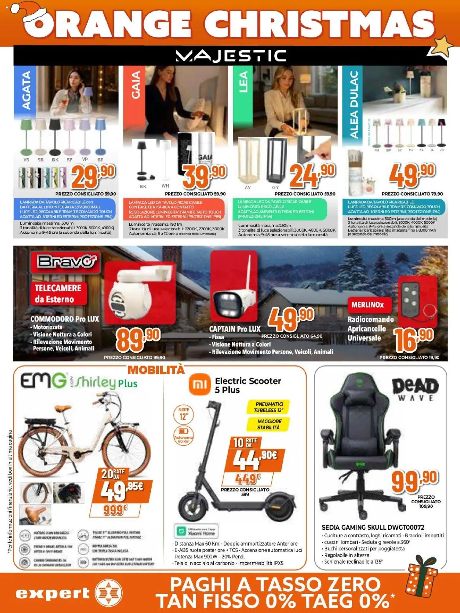 Volantino Expert del 02.12.2025 | Pagina: 12 | Prodotti: Braccioli, Tavolo, Batteria, Lampada