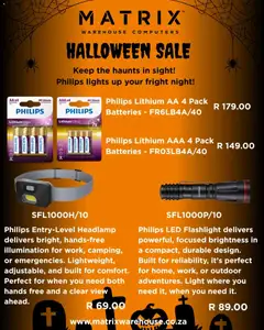 Matrix Warehouse specials catalogue – valid from 21.10.2025