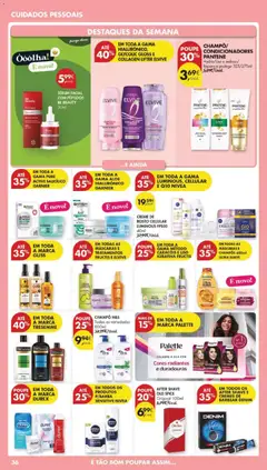 Pré-visualização CHAMPÔ/CONDICIONADORES PANTENE, Hydra/Liso e sedoso/Repara e protege 325/275ml válido de 14.04.2026 | Página: 40