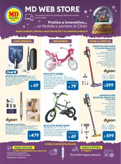Anteprima del volantino Volantino MD Discount	 valido a partire dal 02.12.2025 | Pagina: 28 | Prodotti: Spazzola, Schermo, Spazzolino, Dyson