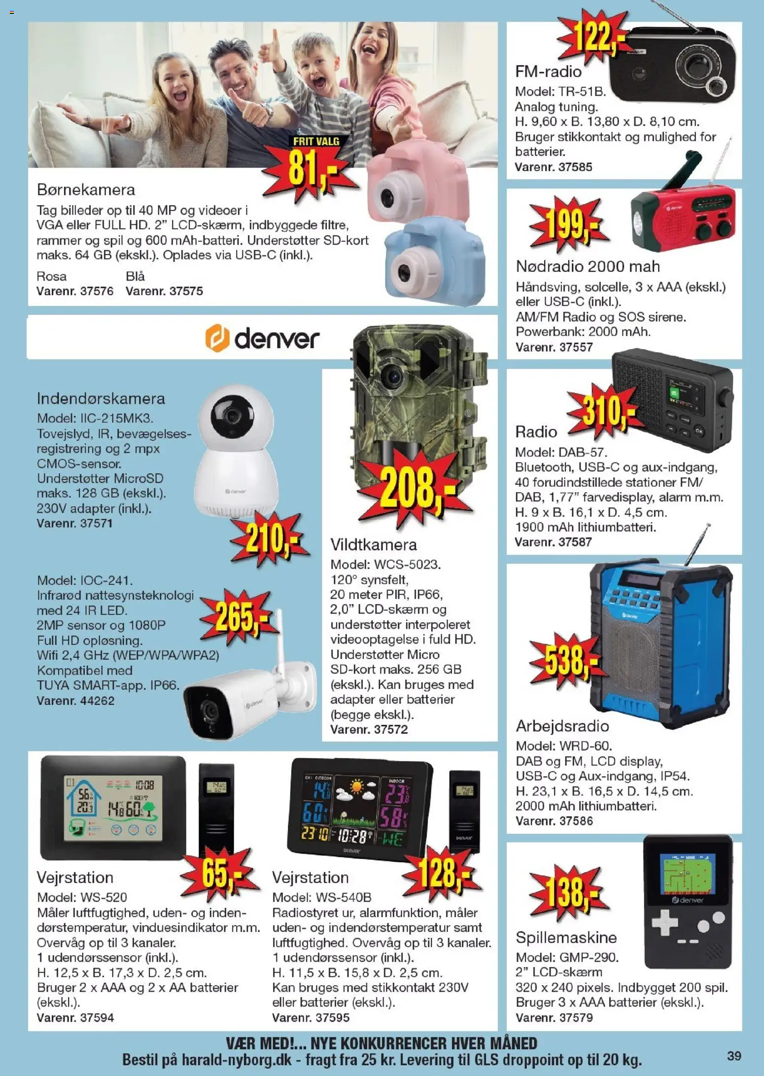 Harald Nyborg tilbudsavis – gyldig fra 05.03.2026 | Side: 41 | Produkter: Rammer, Stikkontakt, Radio, Vejrstation