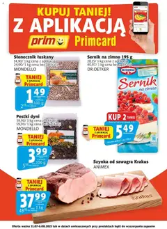 Pogląd oferty "Prim Market Promocje - Primcard" - ważna od 31.07.2025