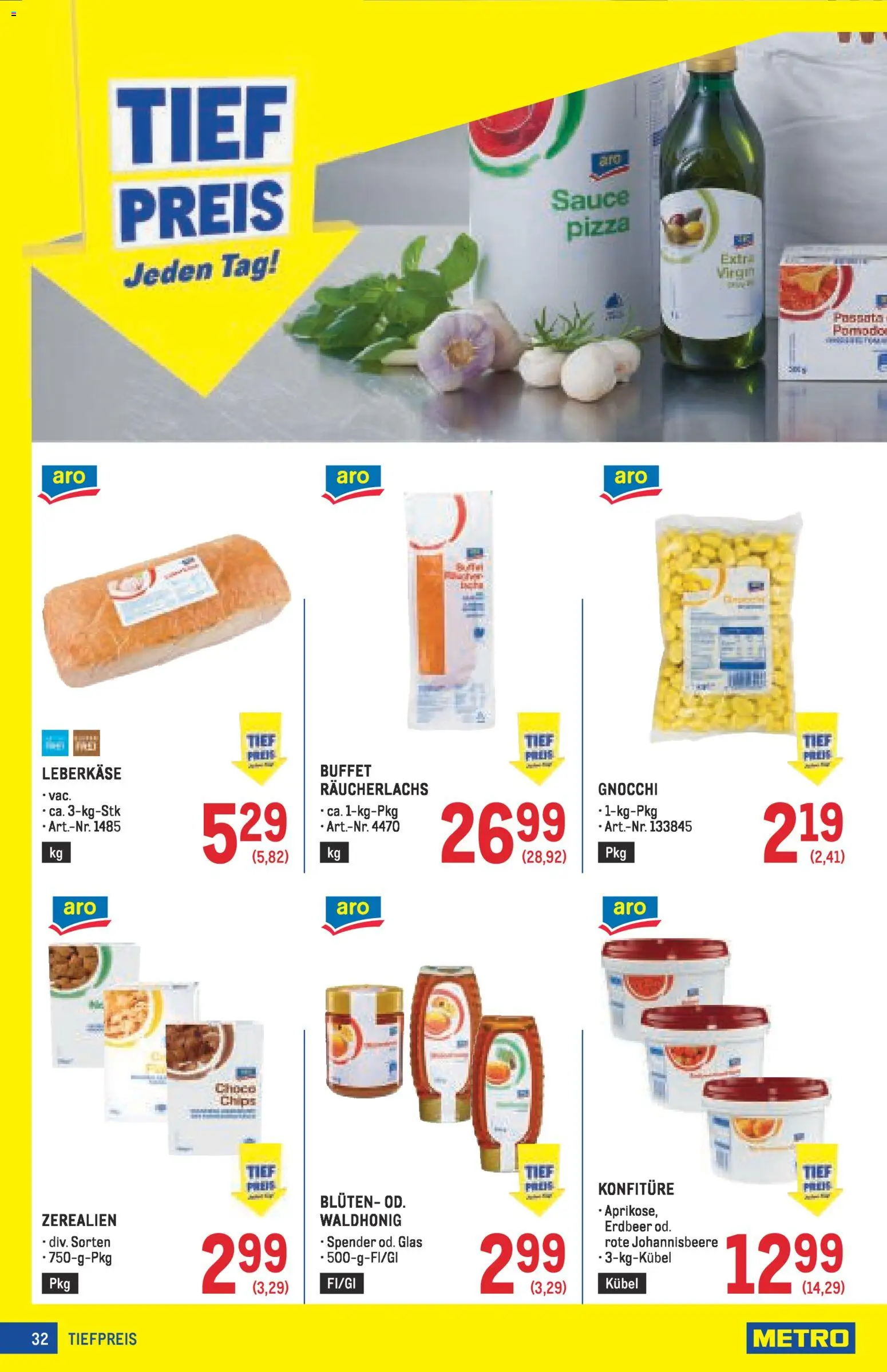 Metro Profi gültig ab 22.01.2026 | Seite: 32 | Produkte: Pizza