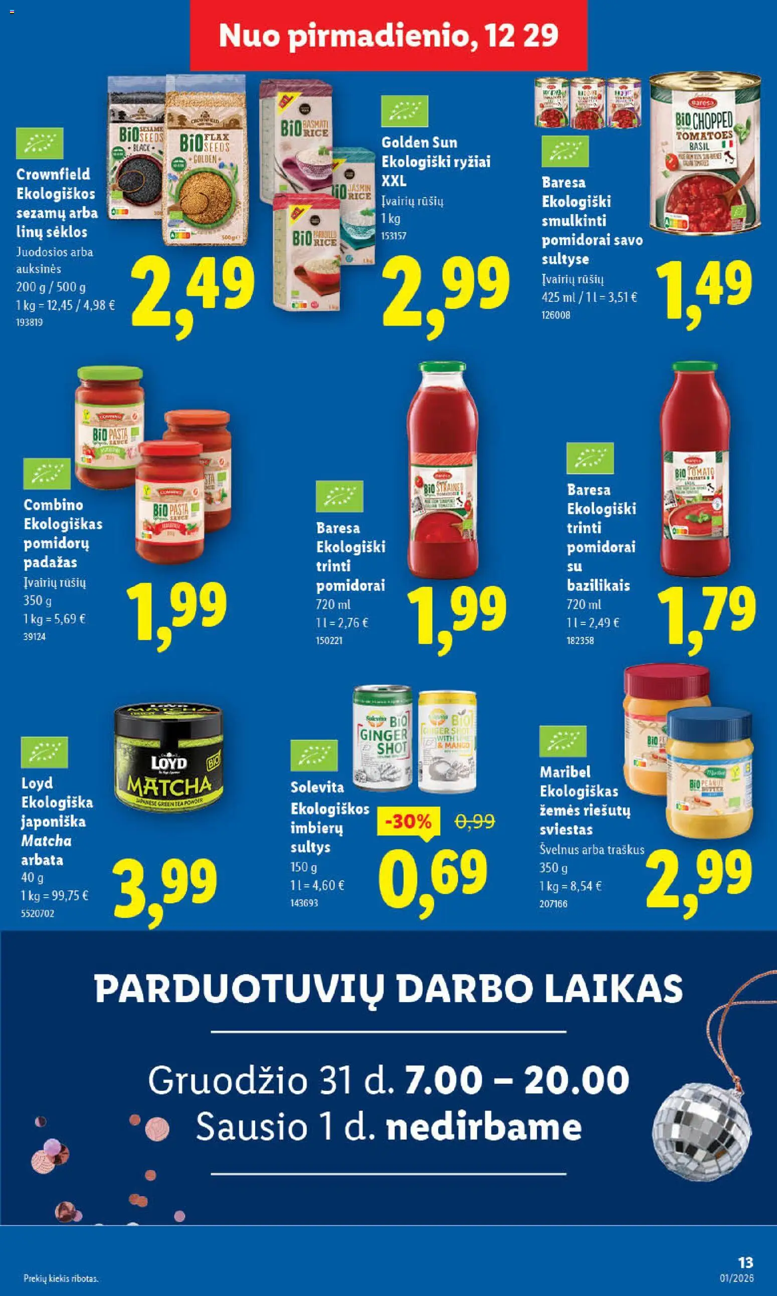 LIDL akcijos nuo 29.12.2025 | Puslapis: 13