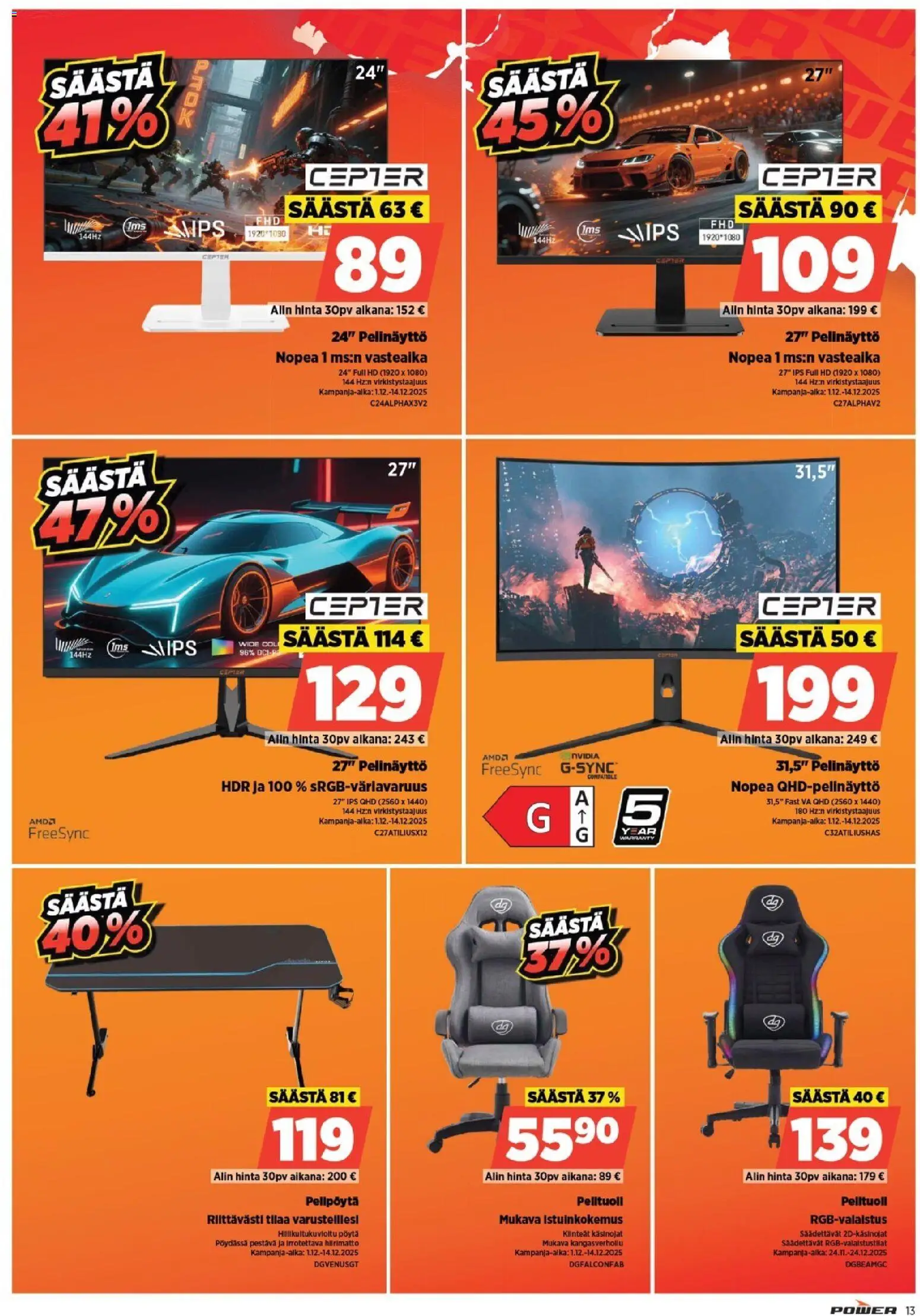 Power tarjoukset – voimassa 24.11.2025 alkaen | Sivu: 17