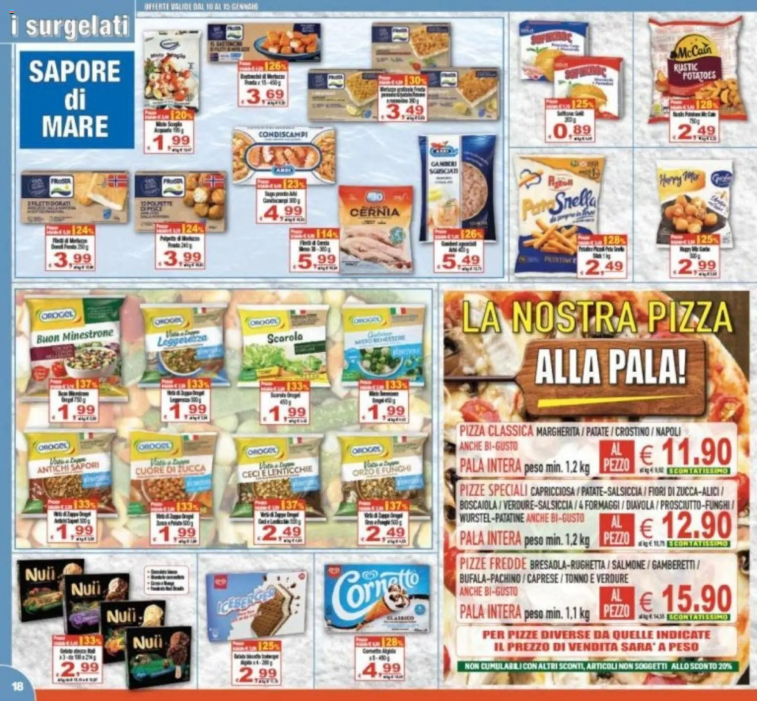 Volantino CTS del 10.01.2026 | Pagina: 18 | Prodotti: Ceci, Patate, Zucca, Gamberetti